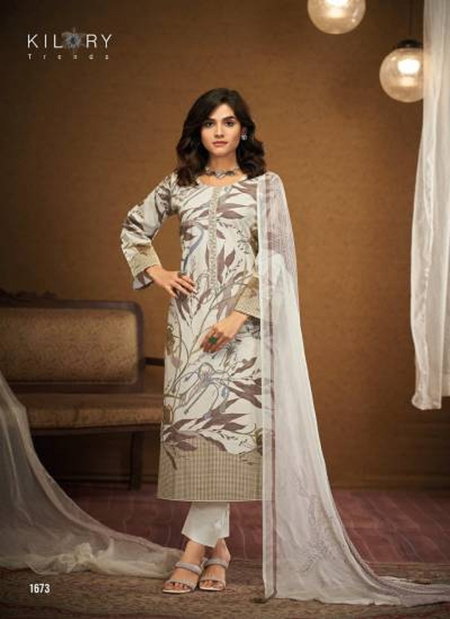 Zainab 1671 Series By Kilory Cotton Linen Printed Online Salwar Kameez Wholesale
